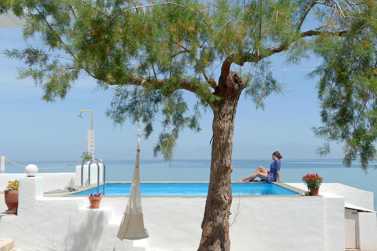 Antorina Beachfront Villas With Private Pools Kamari  Bagian luar foto