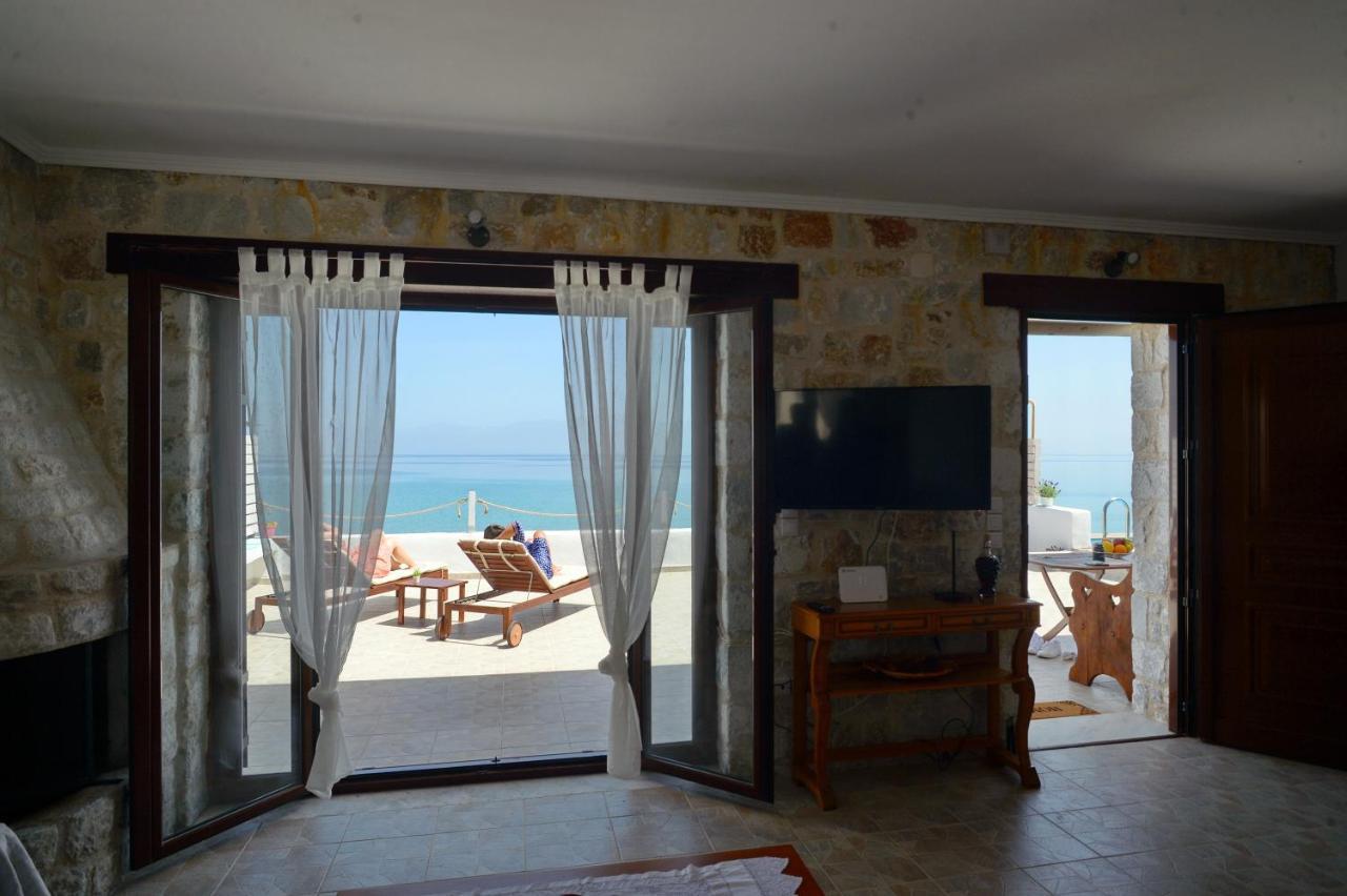 Antorina Beachfront Villas With Private Pools Kamari  Bagian luar foto