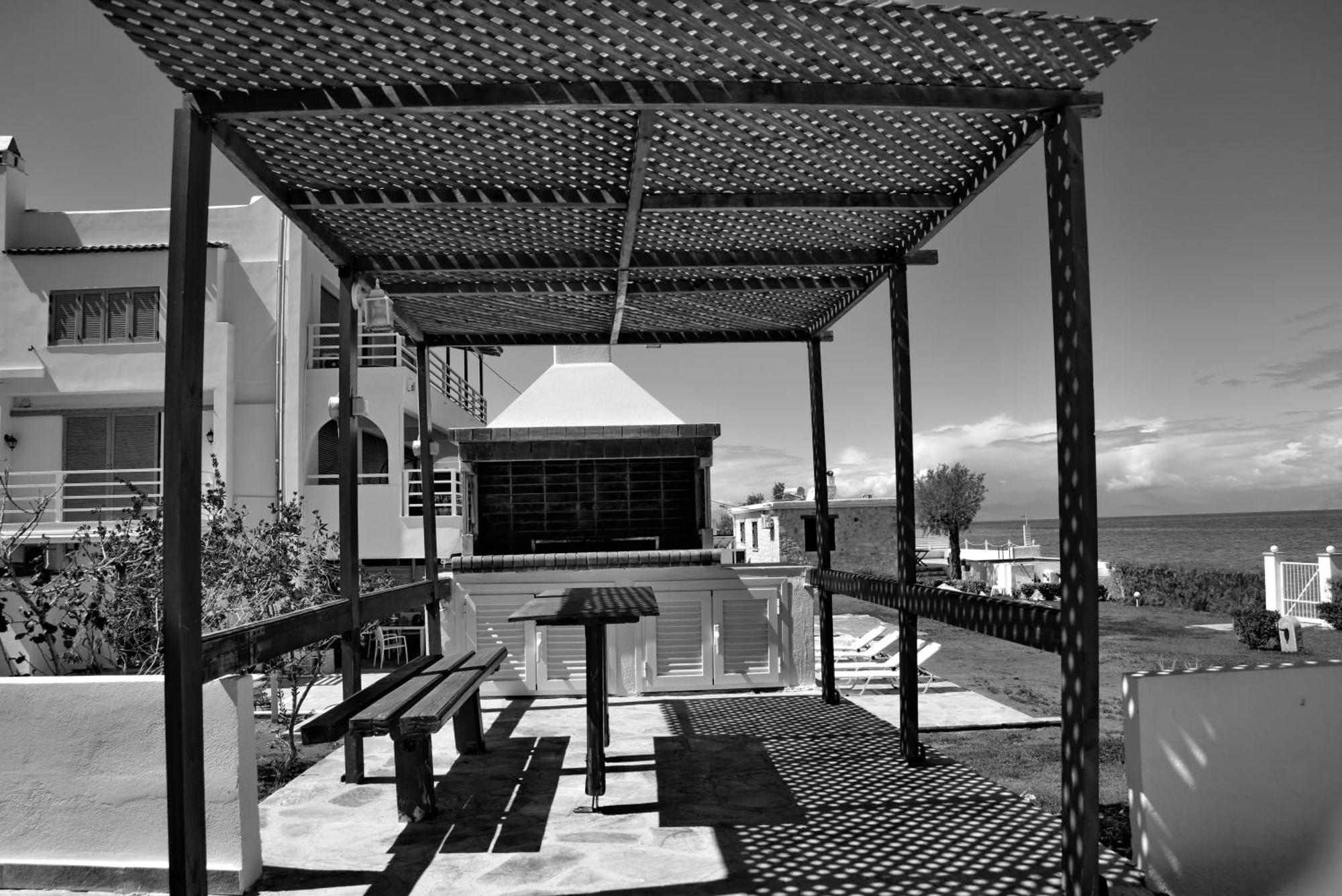 Antorina Beachfront Villas With Private Pools Kamari  Bagian luar foto