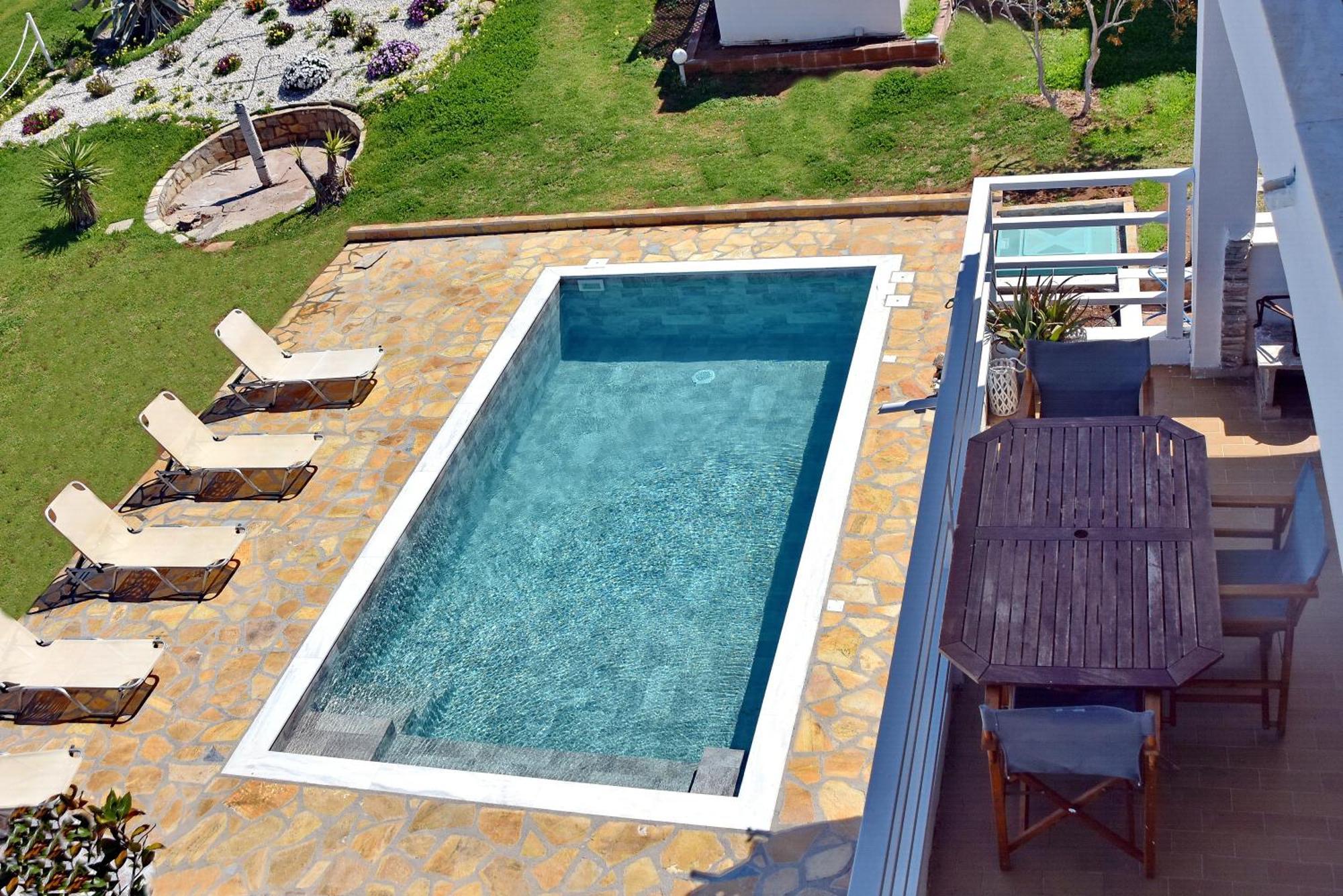 Antorina Beachfront Villas With Private Pools Kamari  Bagian luar foto